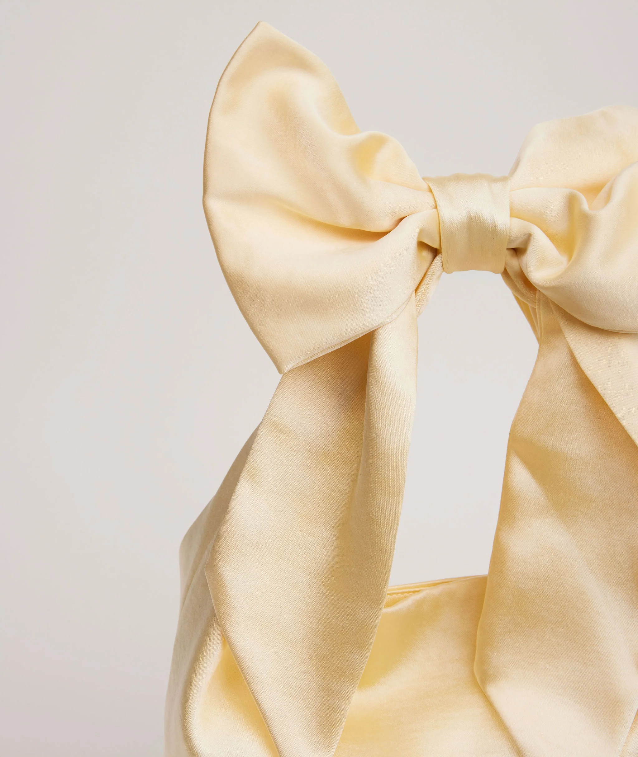 Bow Detail Satin Pouch Bag - Image 32