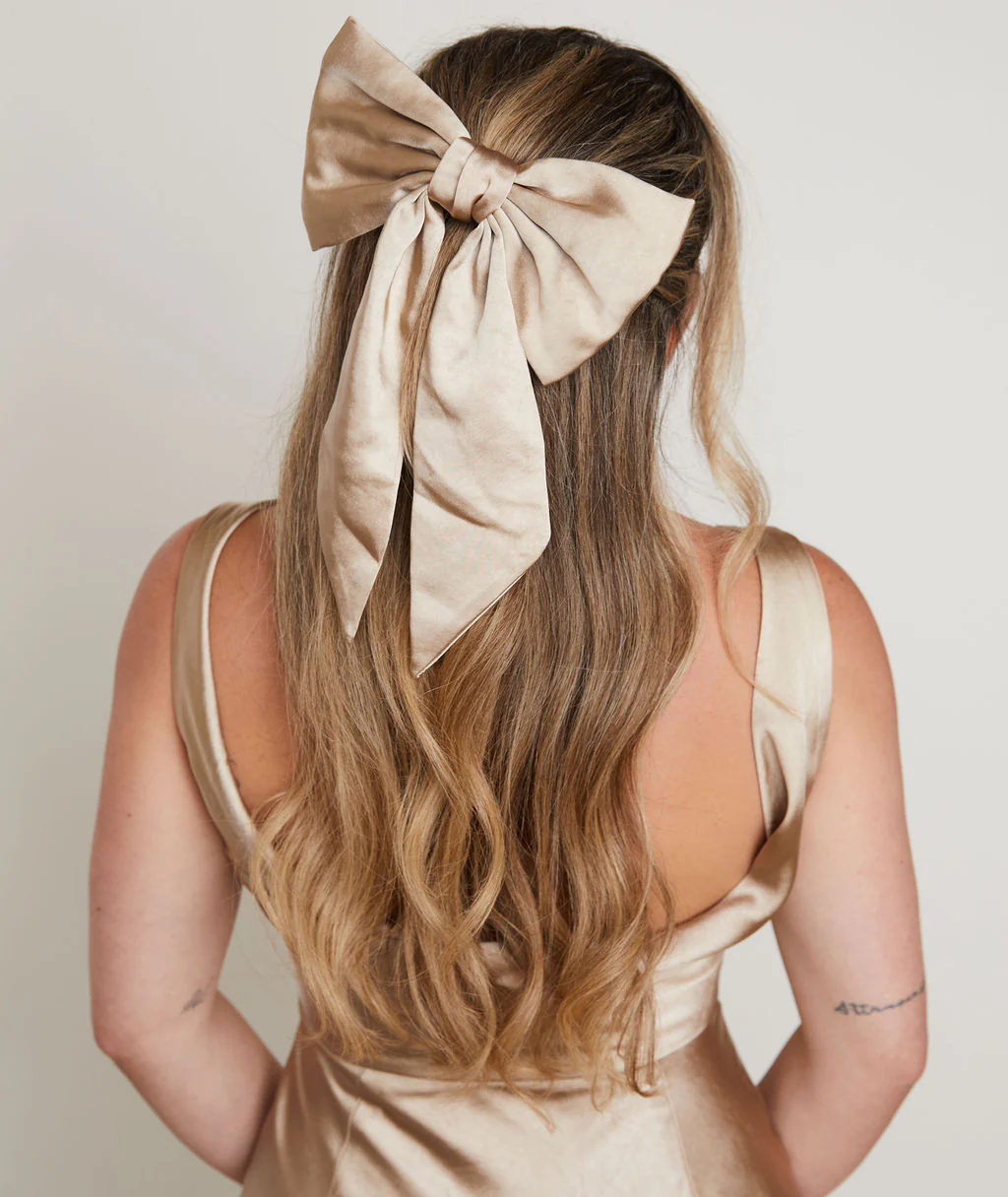 Bow Satin Hair Clip - Image 15