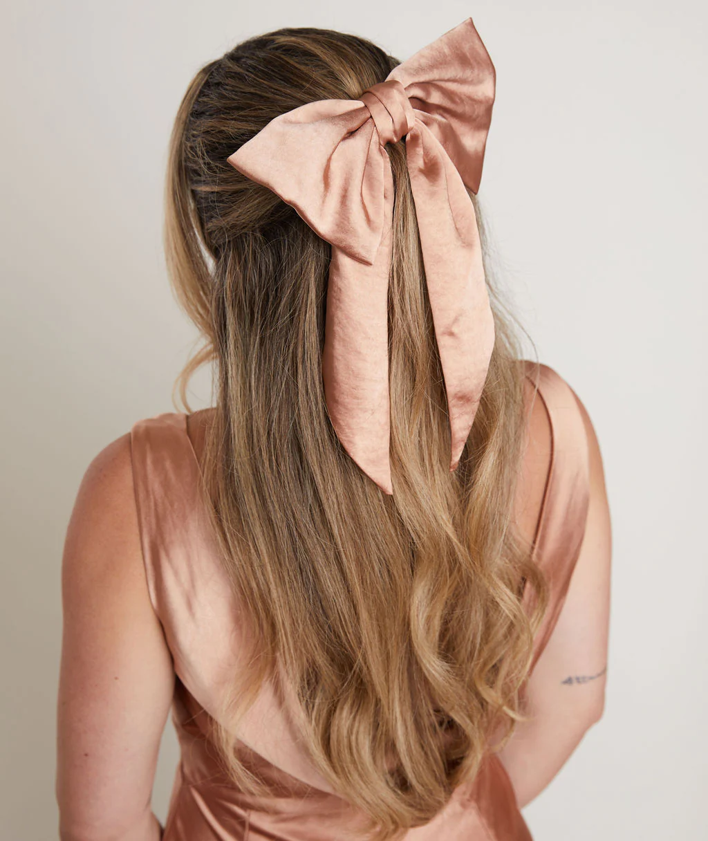 Bow Satin Hair Clip - Image 19