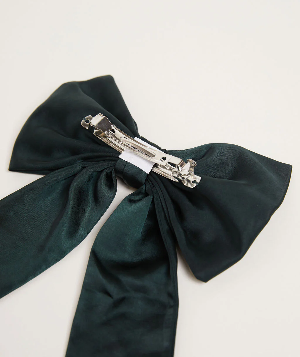 Bow Satin Hair Clip - Image 22