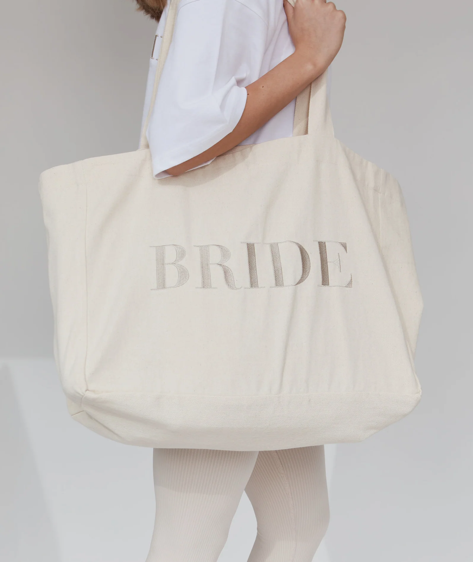 Bride Statement Tote Bag - Champagne - Image 4