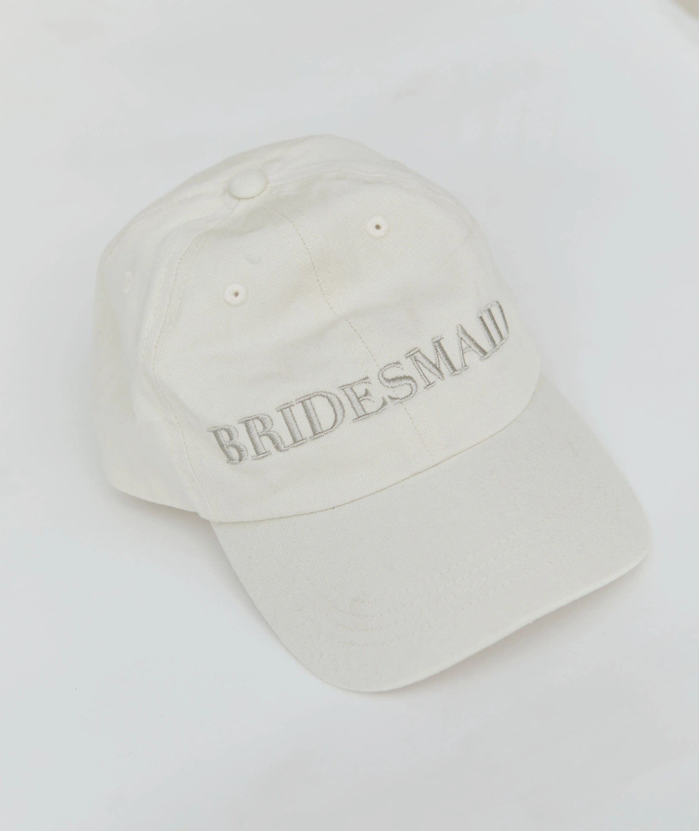 Bridesmaid Embroidered Baseball Cap - Champagne - Image 5