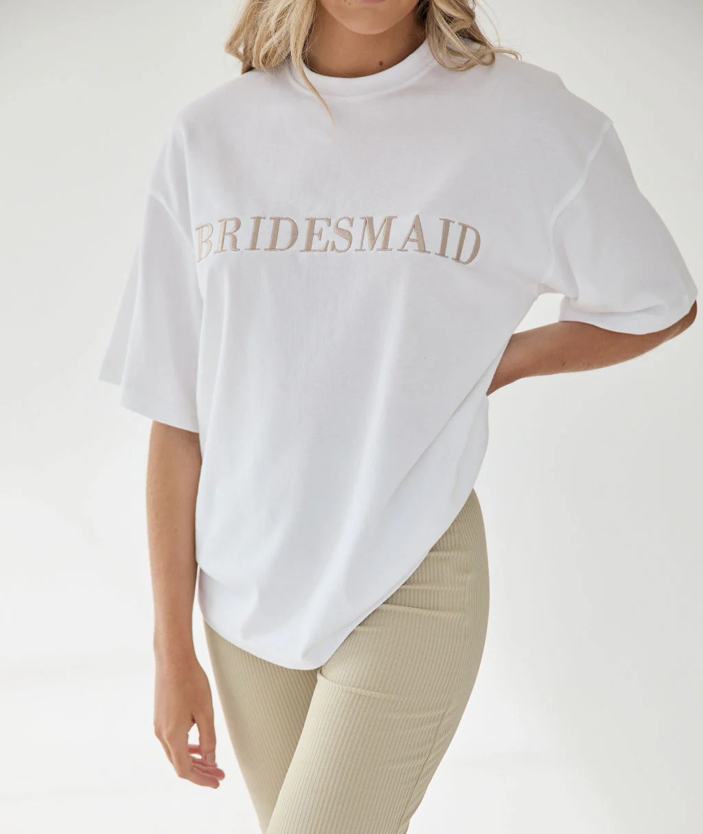 Bridesmaid Statement Tee - White