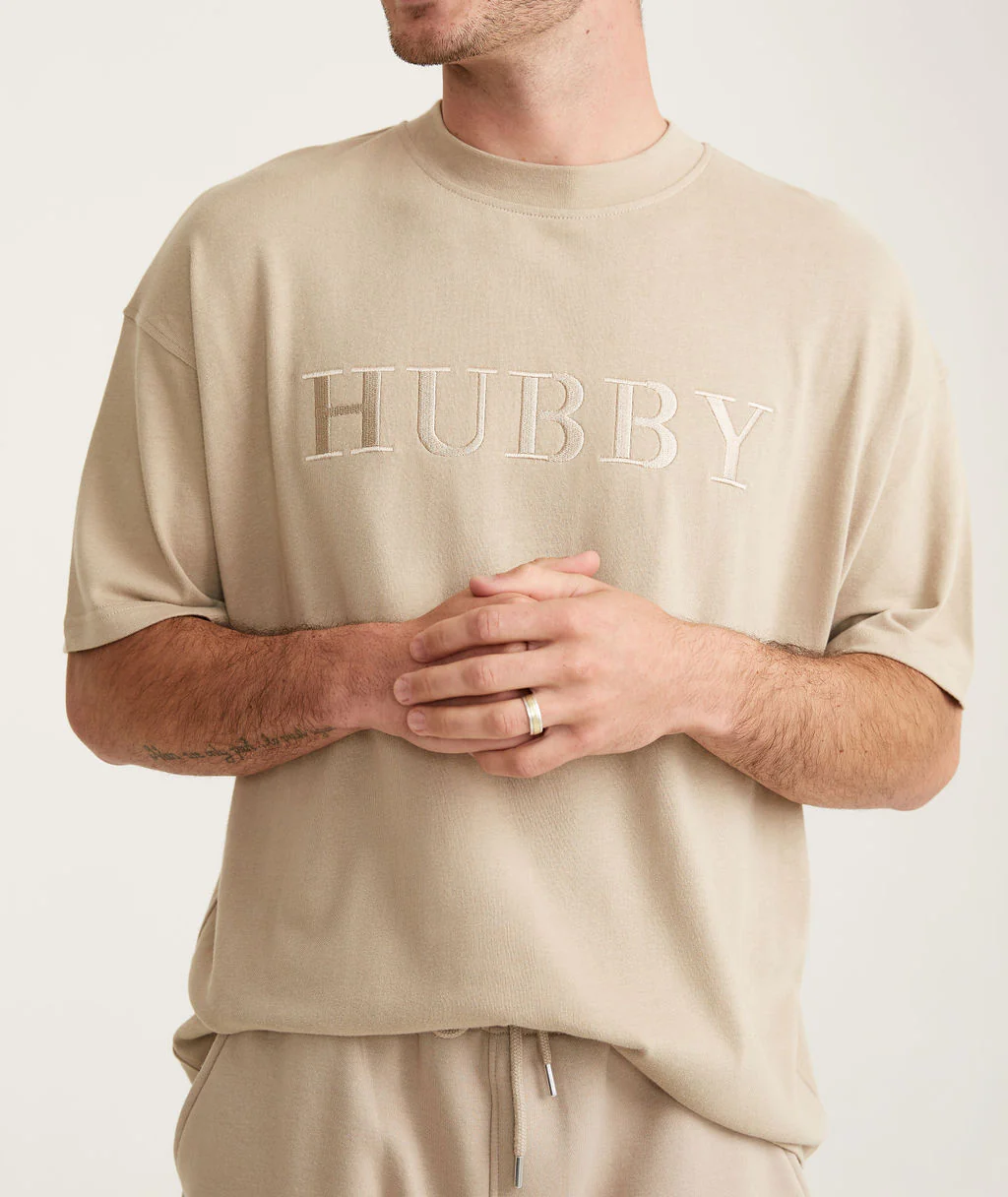 Hubby Tee - Stone - Image 2