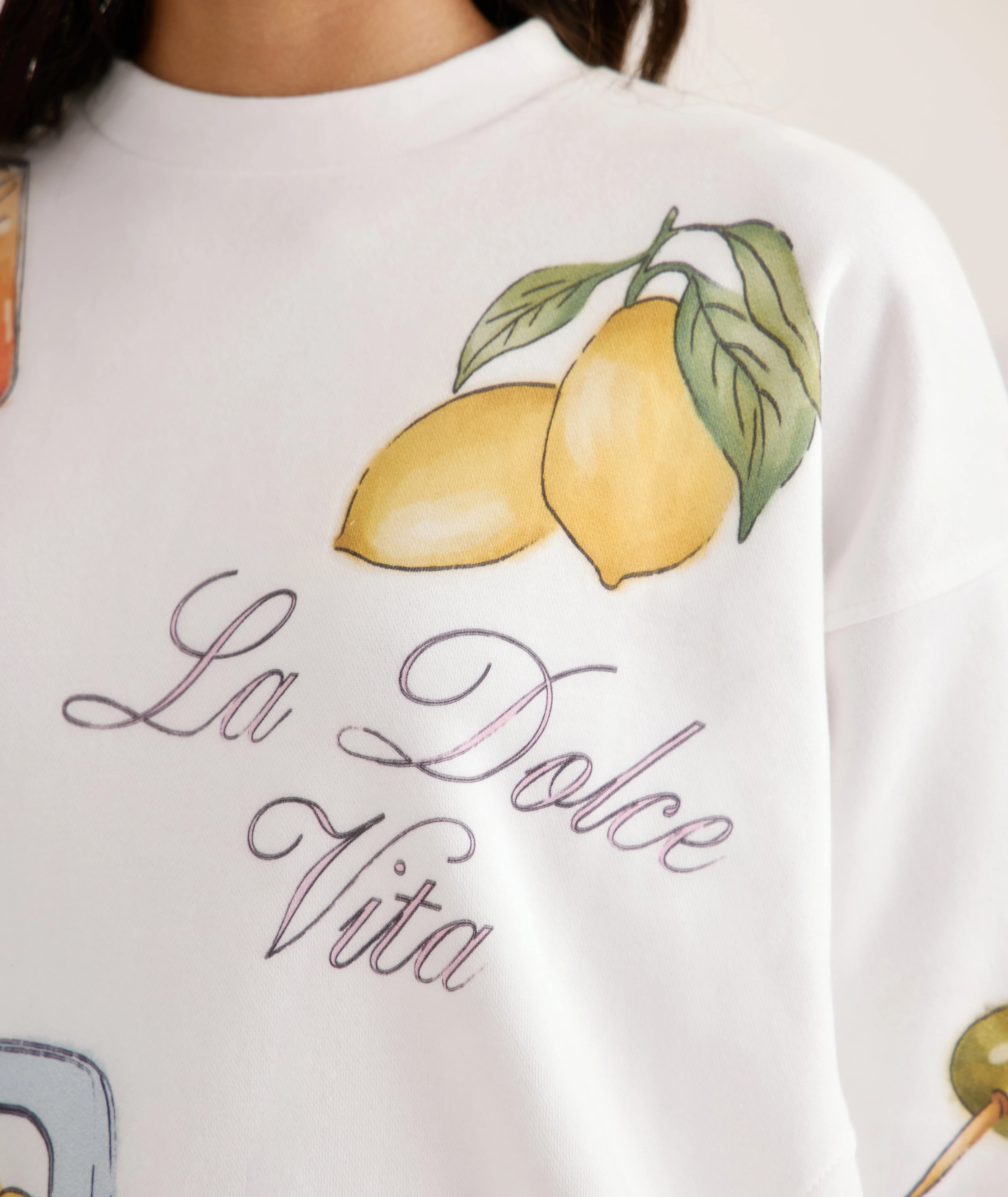 Italy Destination Sweatshirt - White - Image 6