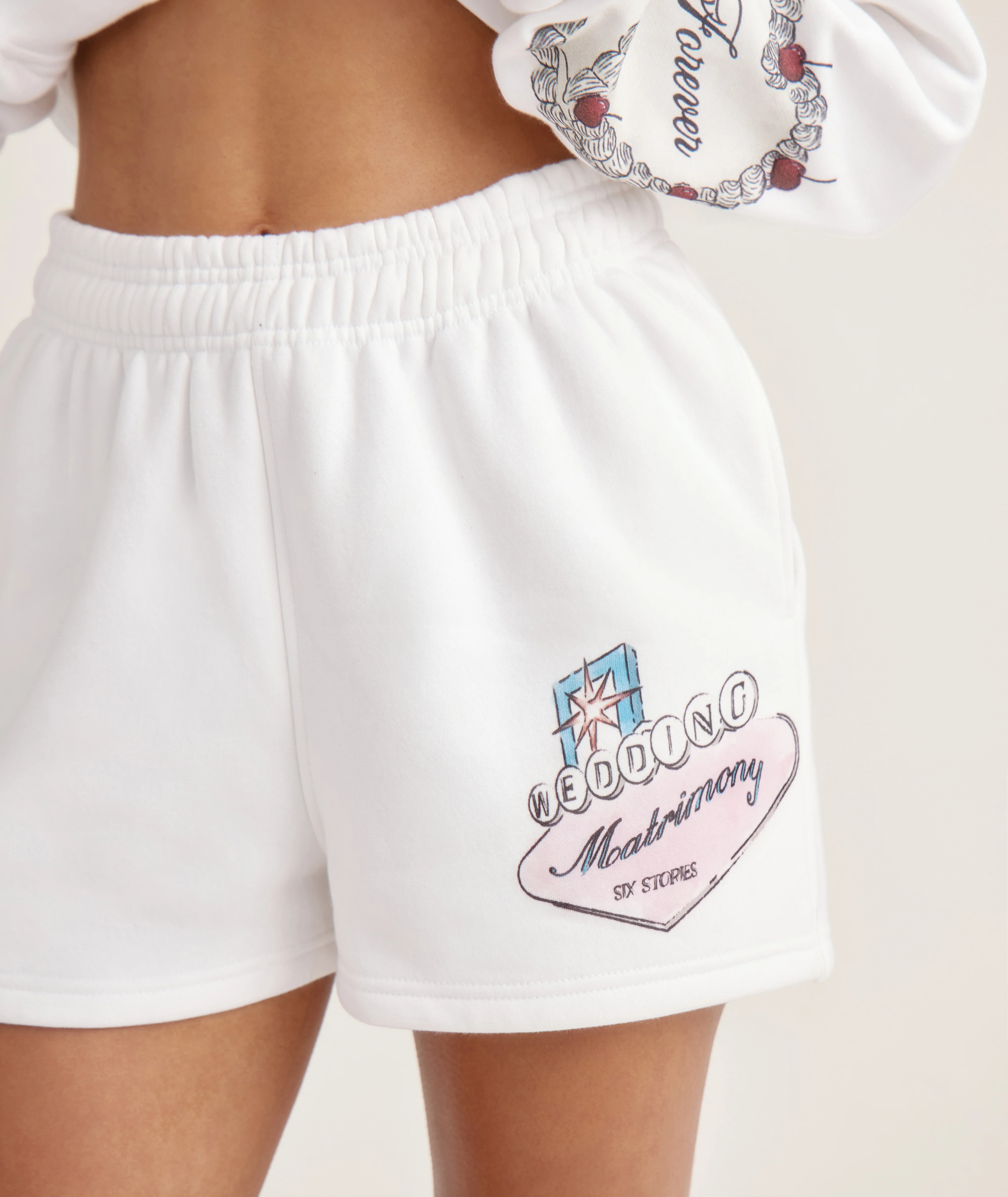 Las Vegas Destination Shorts - White - Image 6