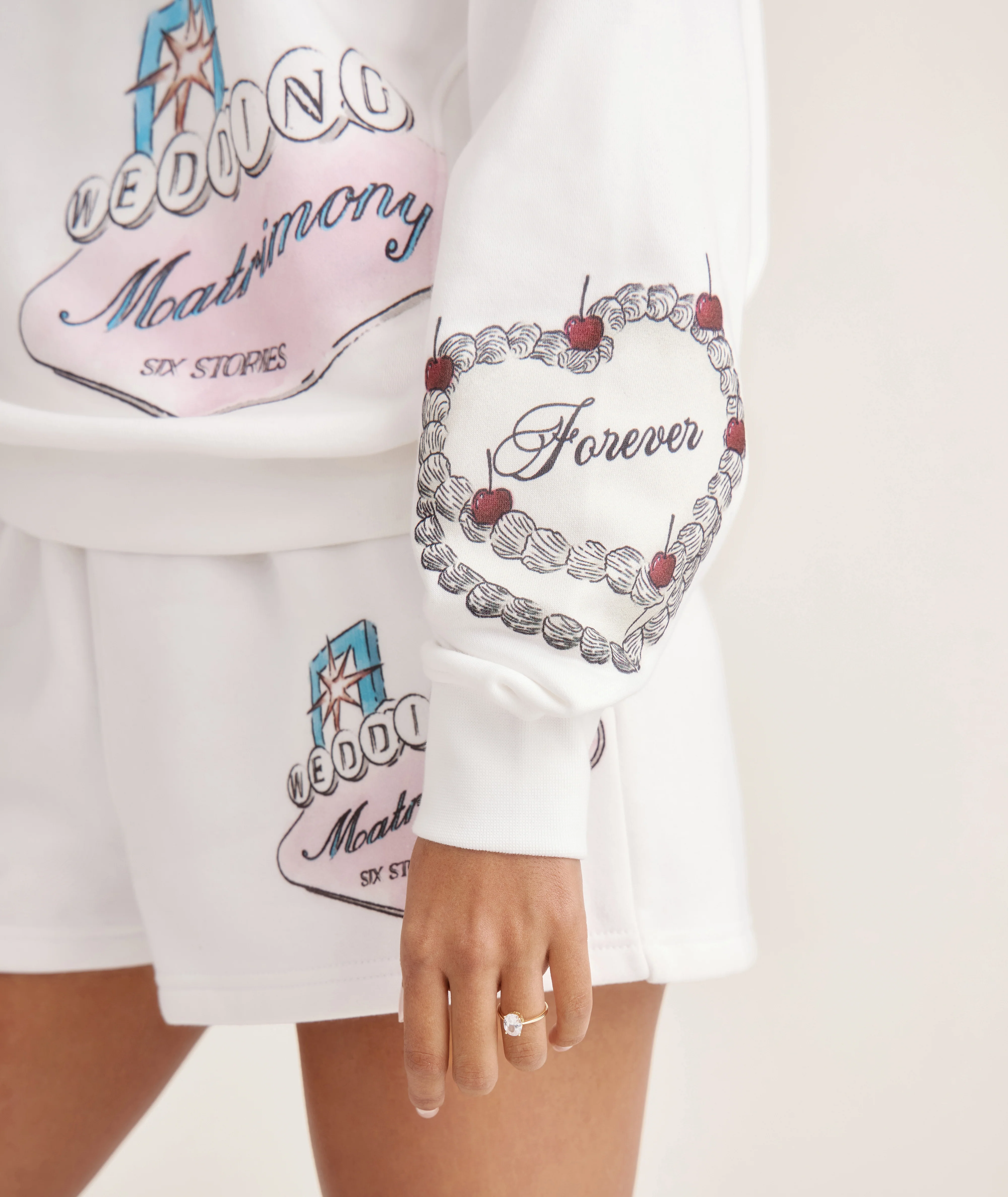 Las Vegas Destination Sweatshirt - White - Image 5