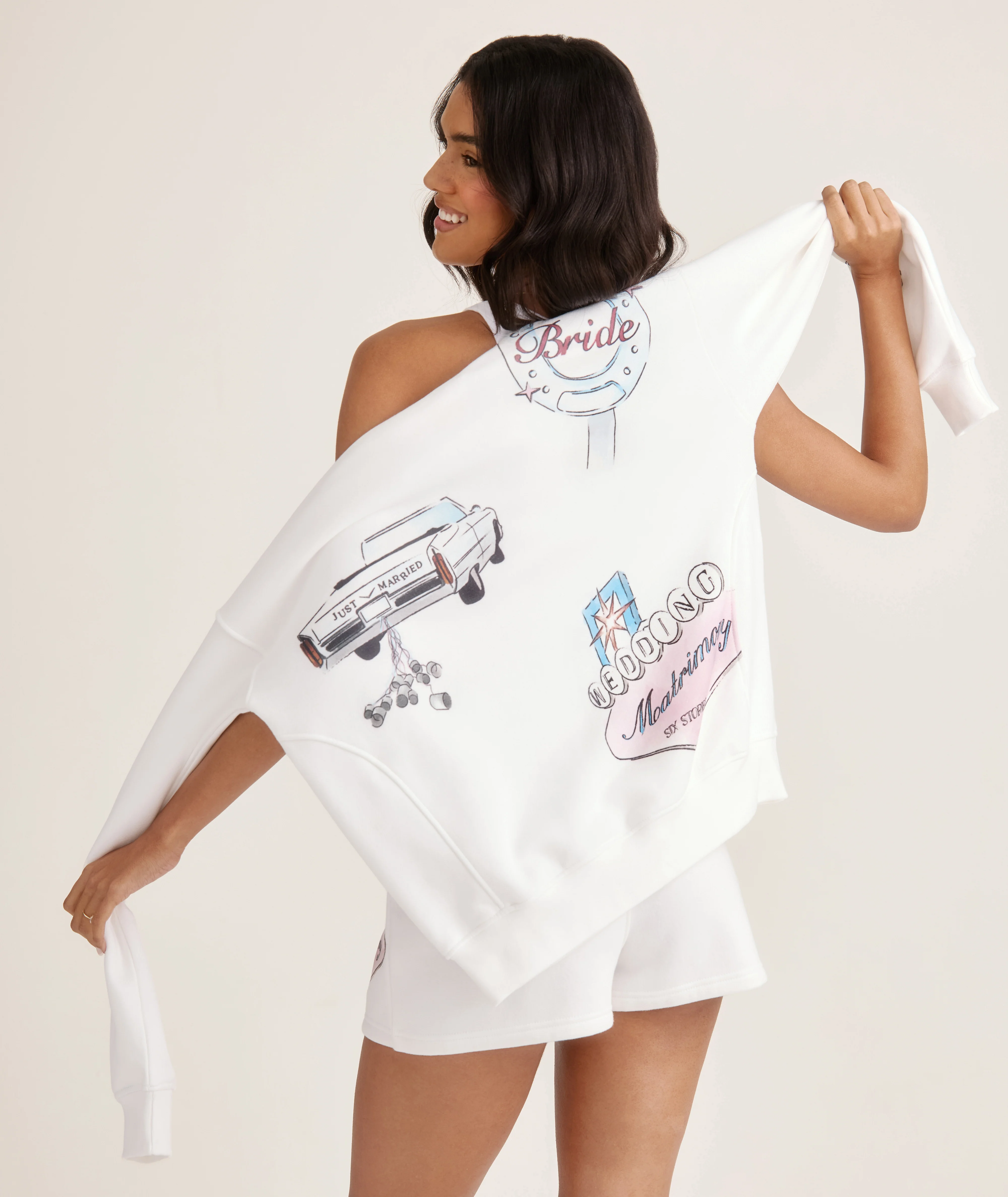 Las Vegas Destination Sweatshirt - White - Image 7