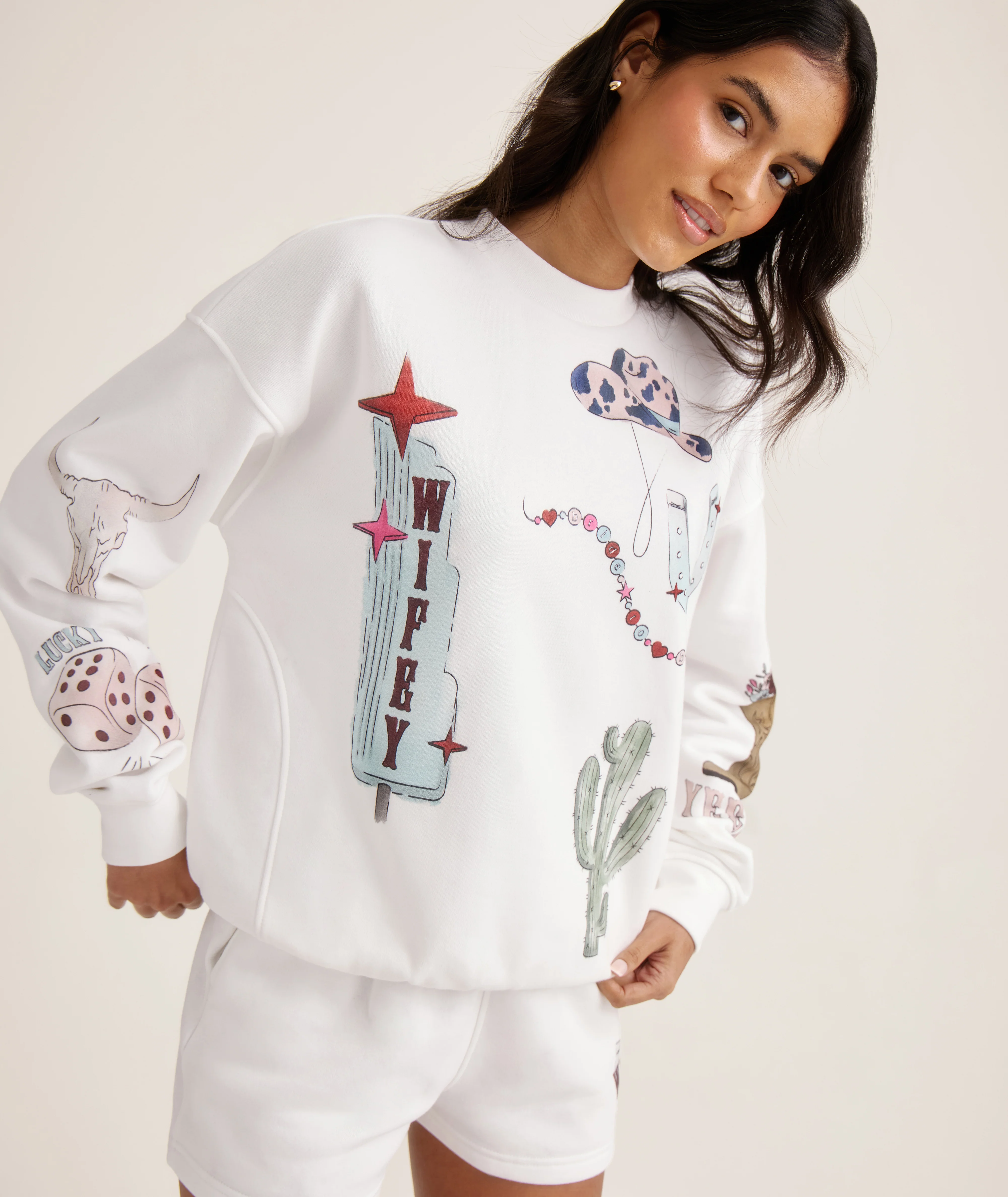 Last Rodeo Destination Sweatshirt - White - Image 4
