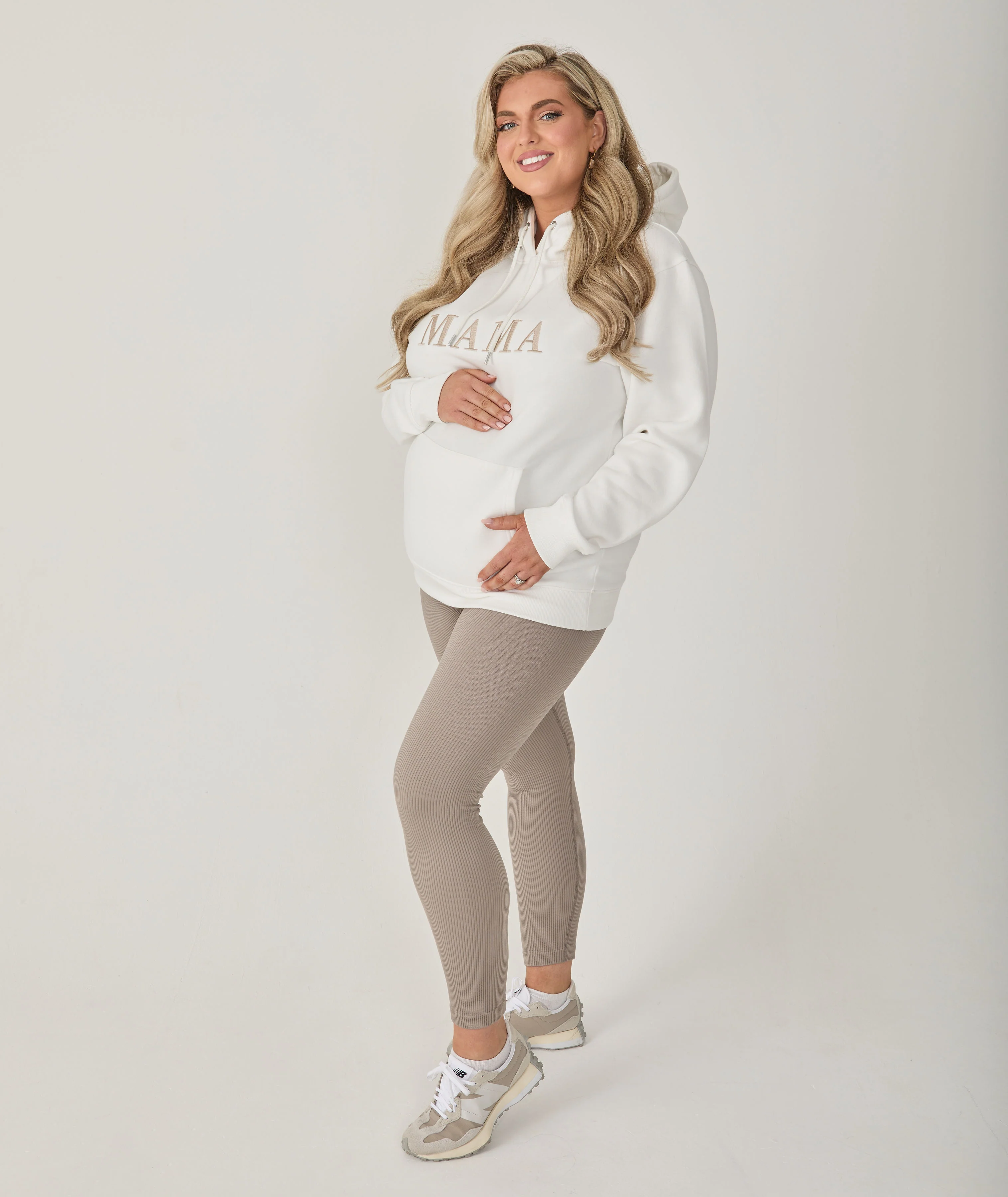 Mama Hoodie - White - Image 3