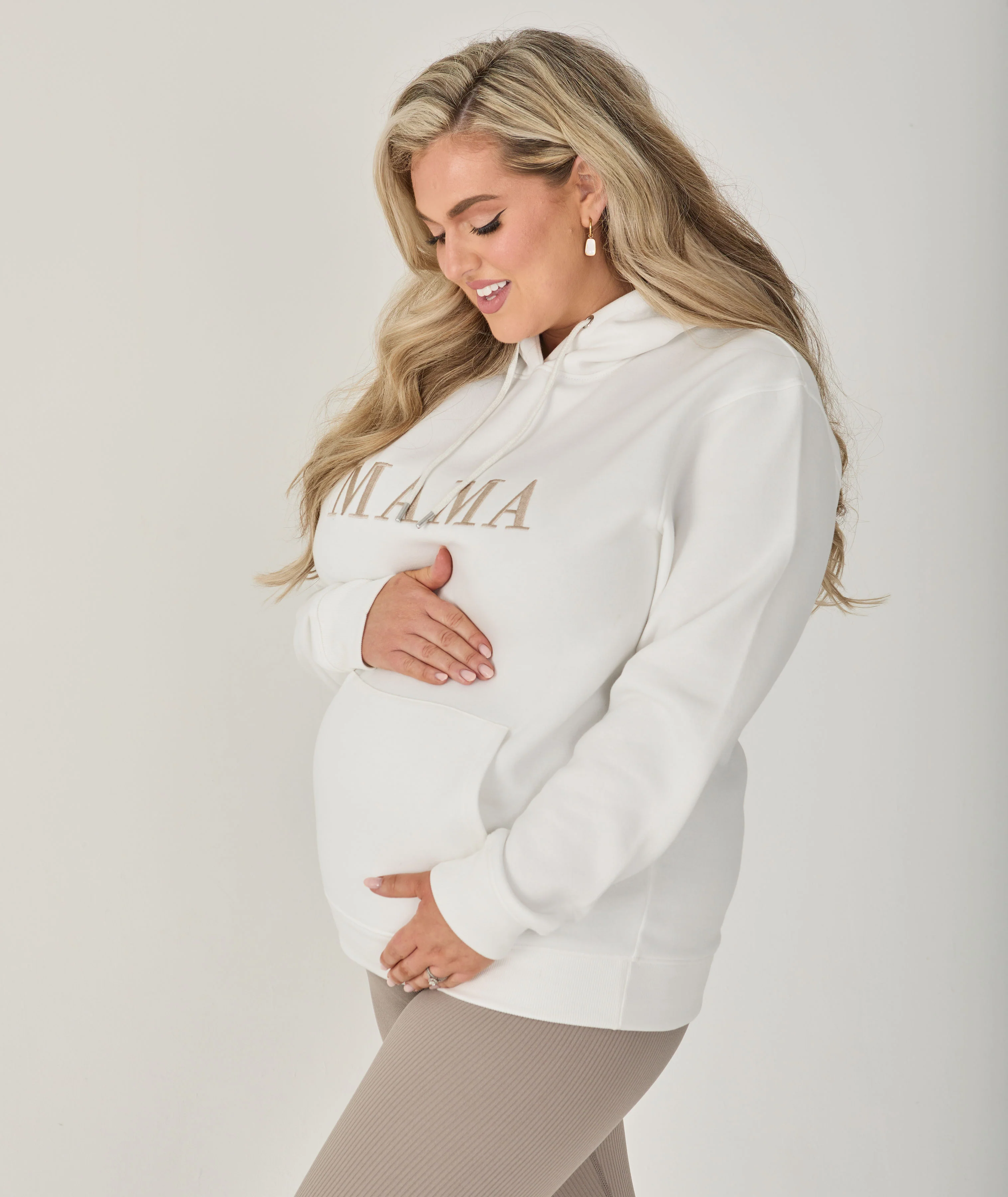 Mama Hoodie - White - Image 4