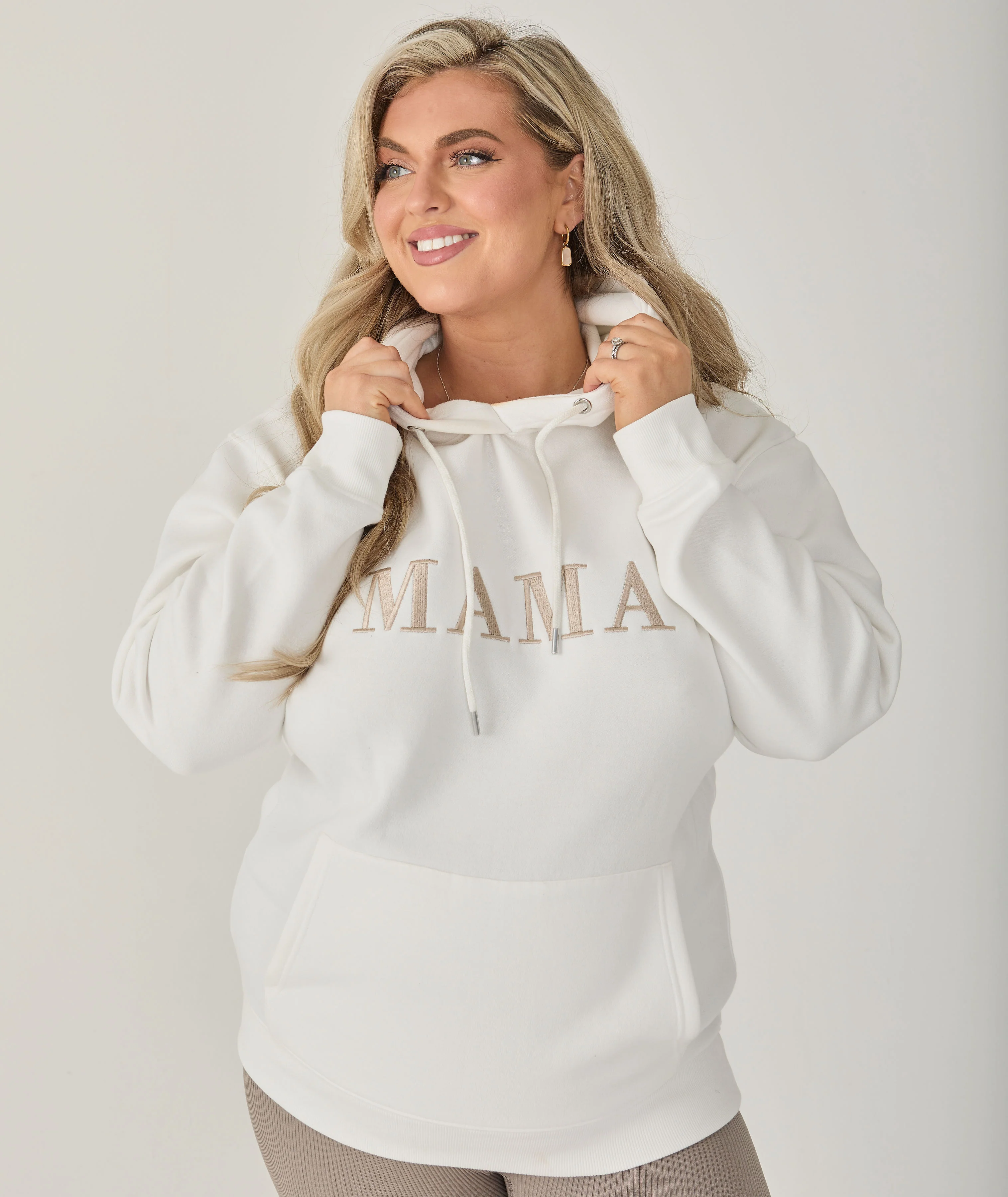 Mama Hoodie - White - Image 5