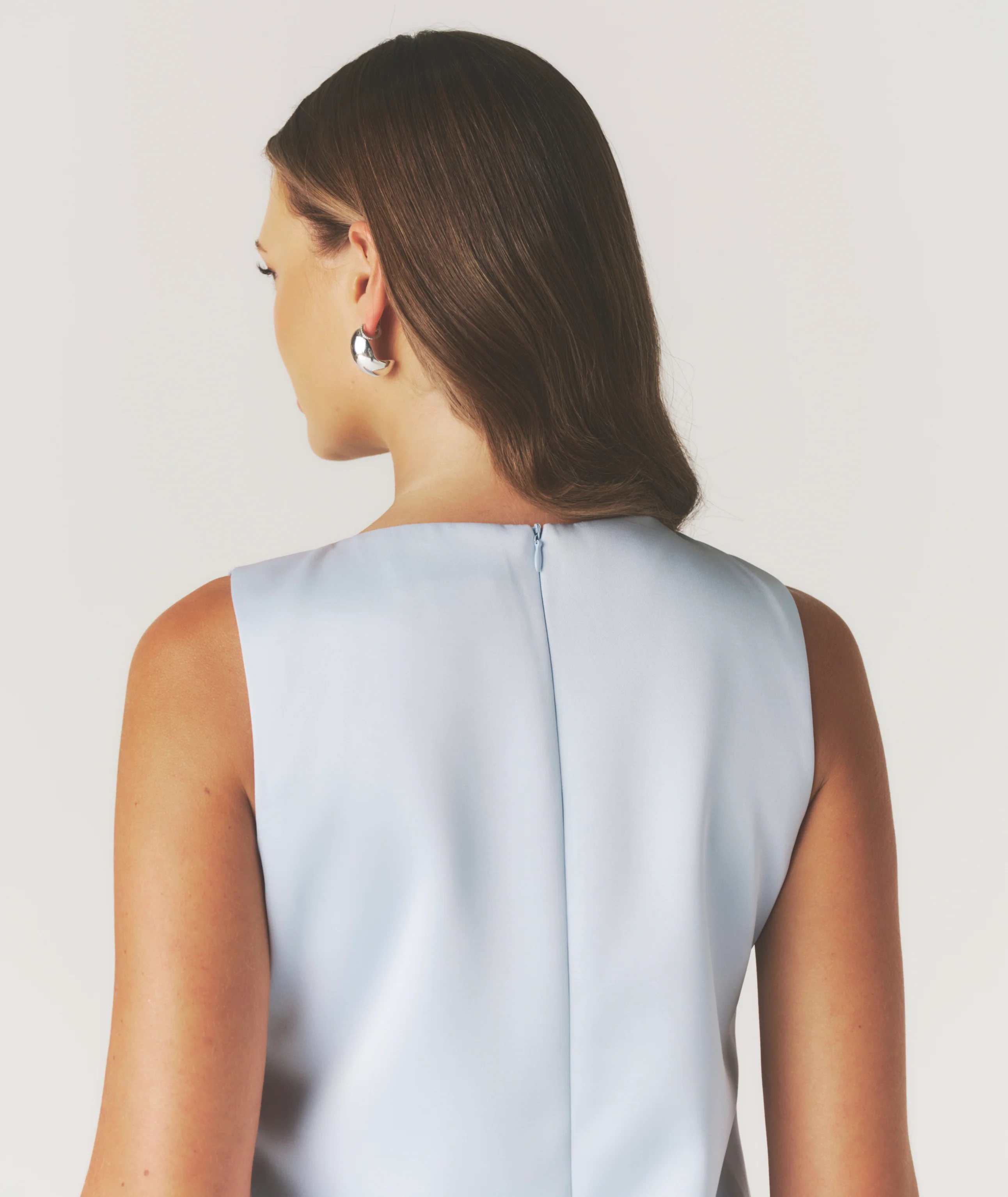 Mini Mod Bow Dress - Pale Blue - Image 4