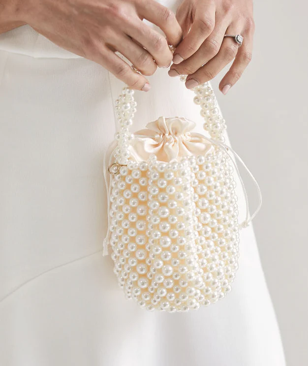 Pearl Bucket Bag - Gold - Image 4