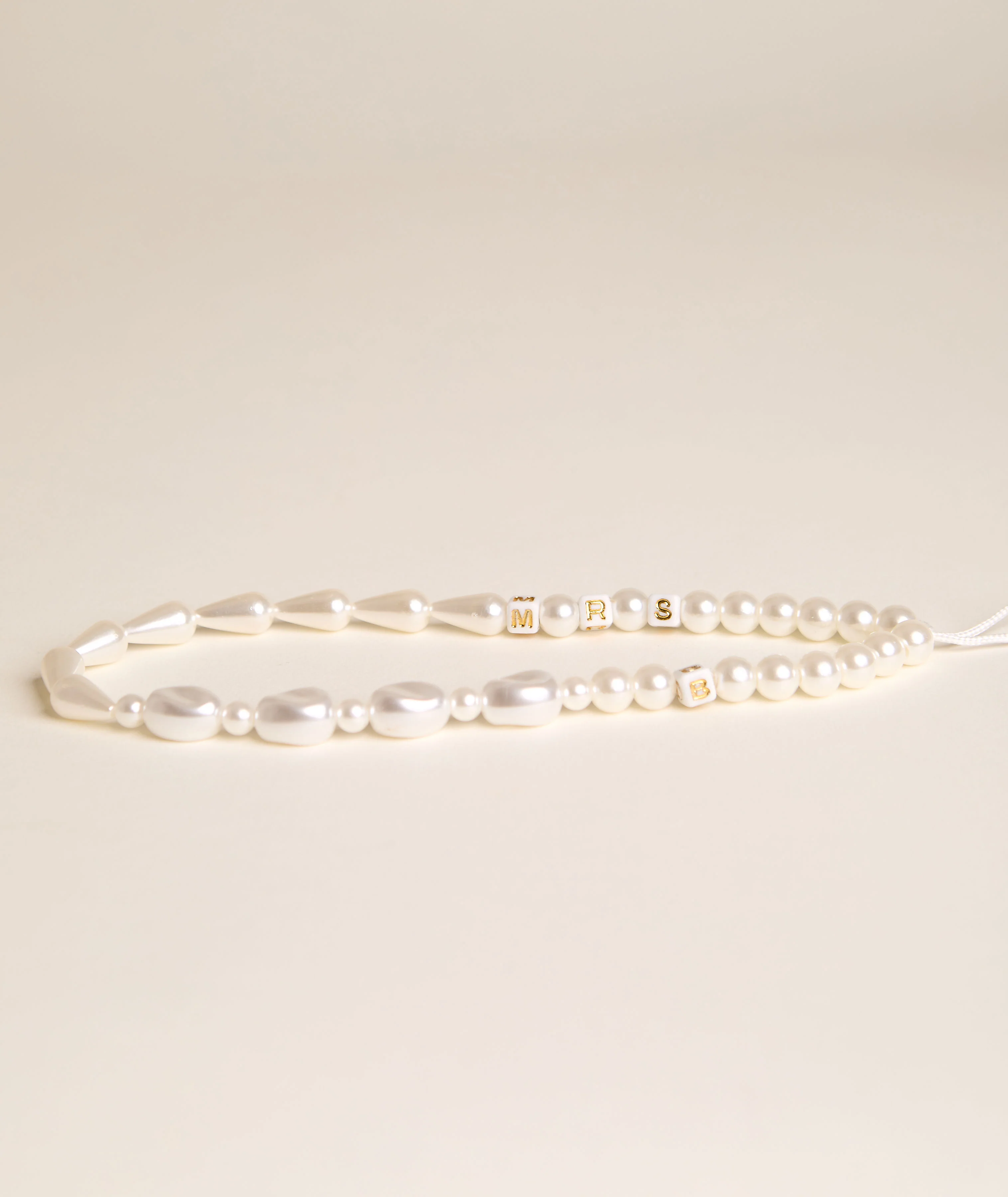 Personalised Mrs Pearl Phone Charm - Image 5