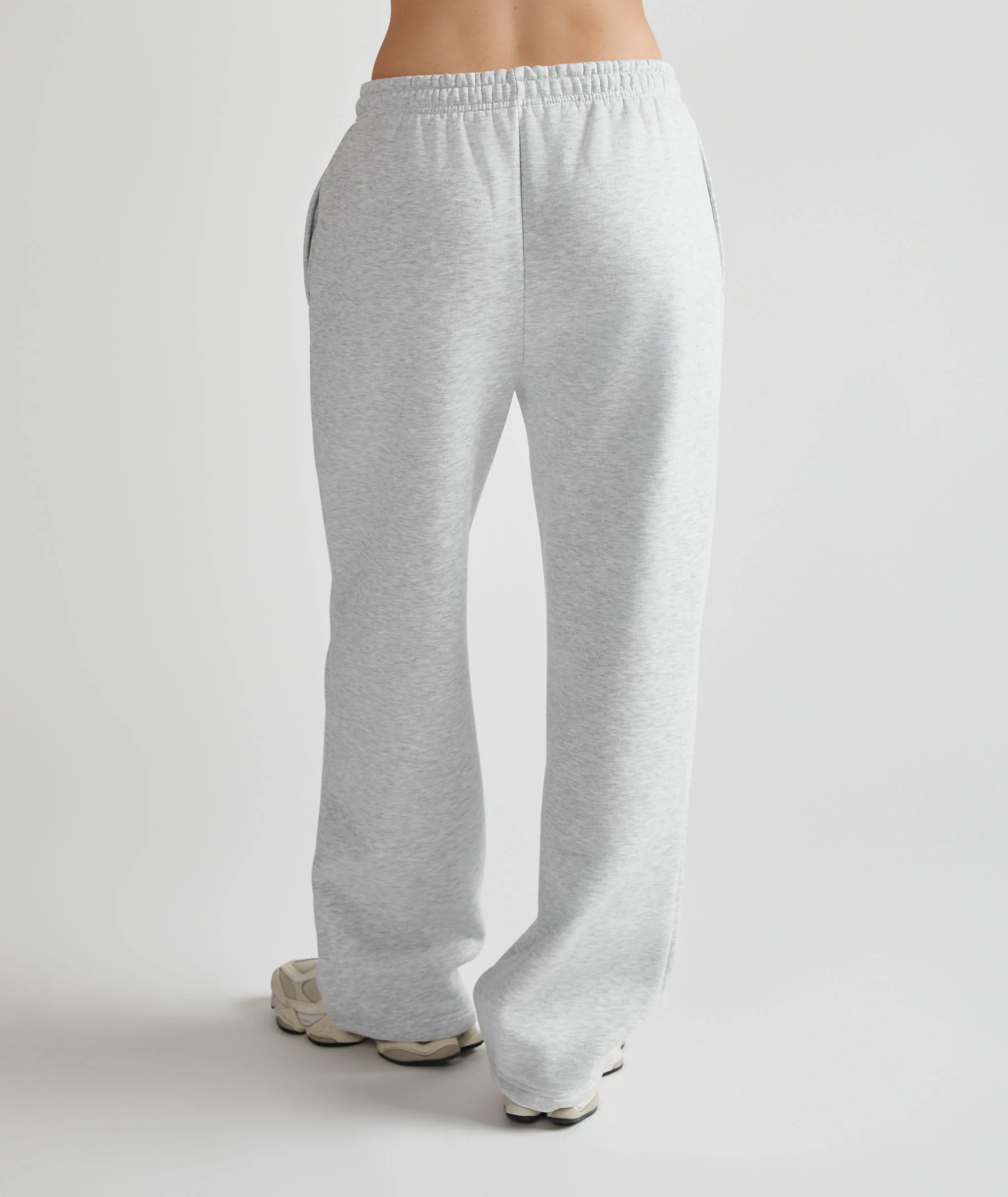 Relaxed Sweatpants - Grey Marl - Image 3