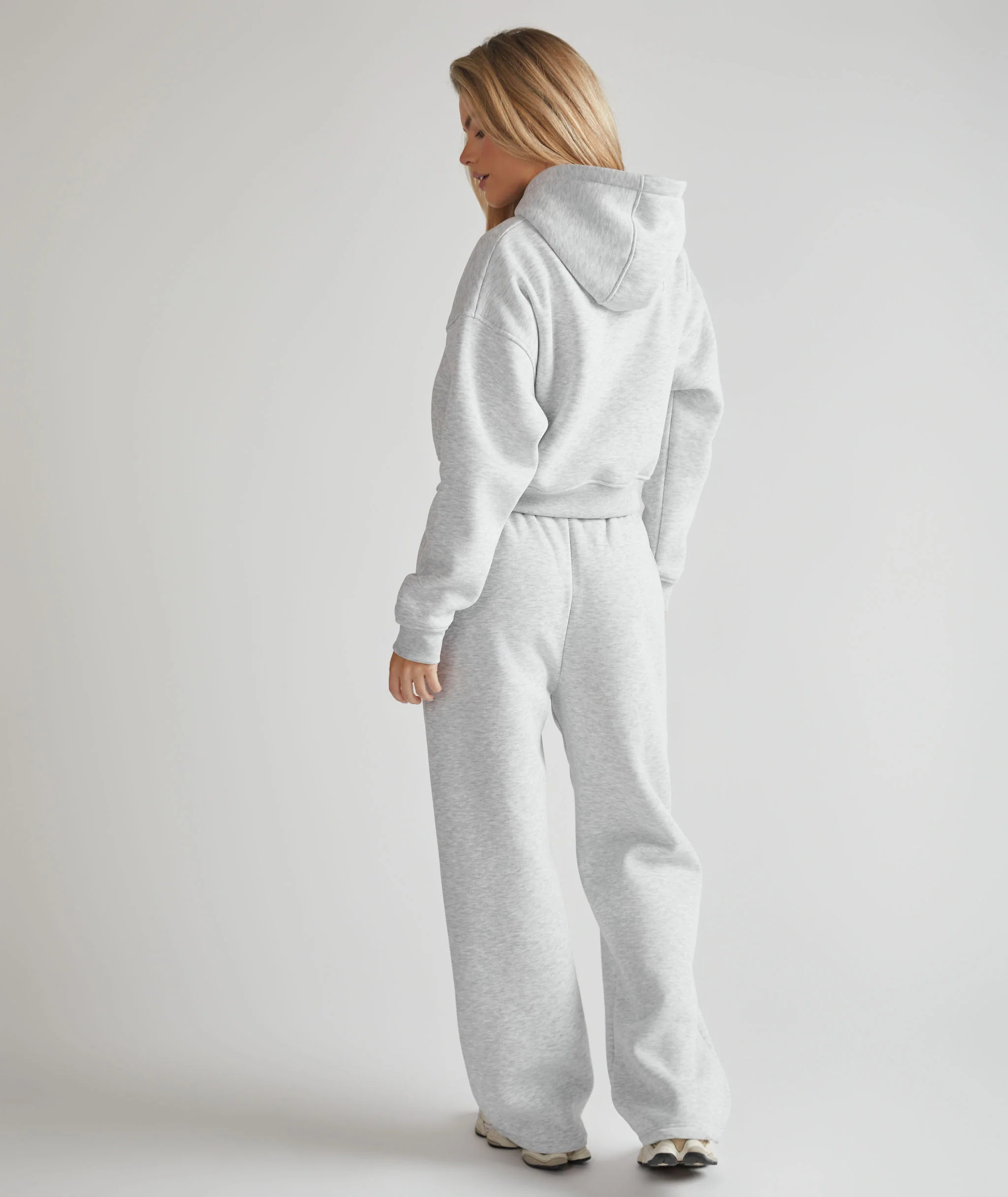 Relaxed Sweatpants - Grey Marl - Image 4