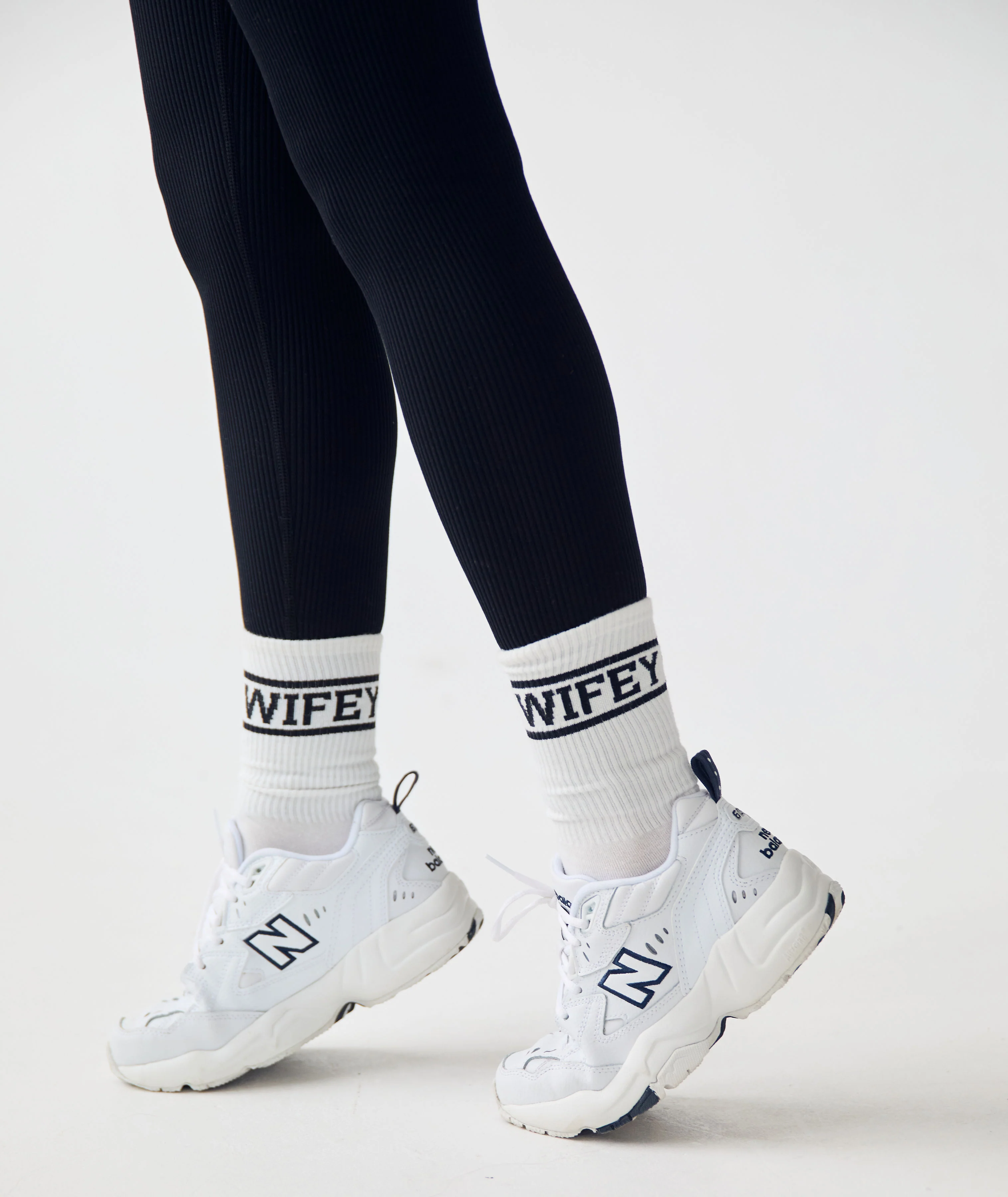 Wifey Socks - Black - Image 5